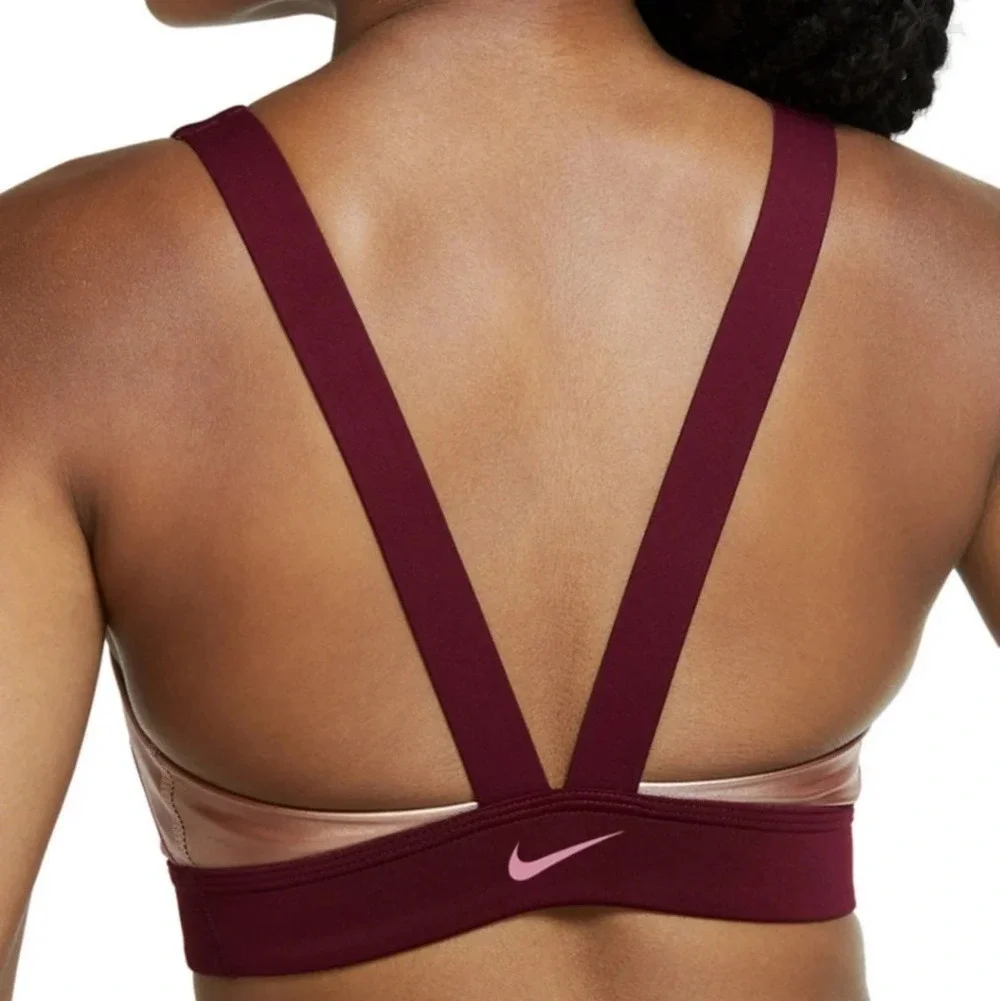 NWT Nike Indy Metallic Low Impact Sports Bra M